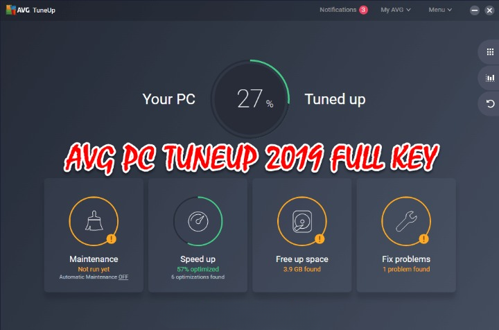 AVG PC TuneUp 2019 Full Key