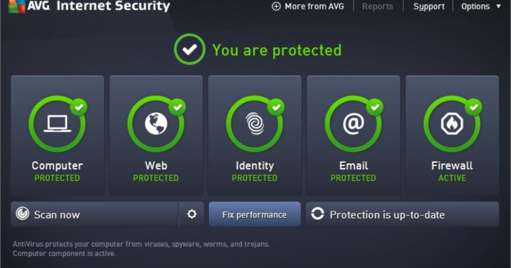 Full AVG Internet Security
