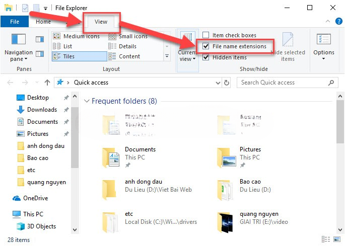 2 Simplest Ways to Show File Extensions in Windows 10