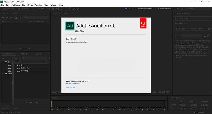 Download Adobe Audition CC 2017