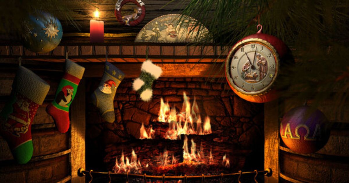 Fireside Christmas 3D Screensaver 