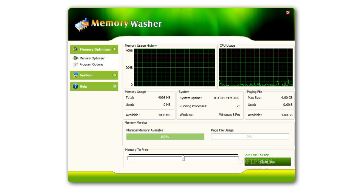 Giant Matrix Memory Washer
