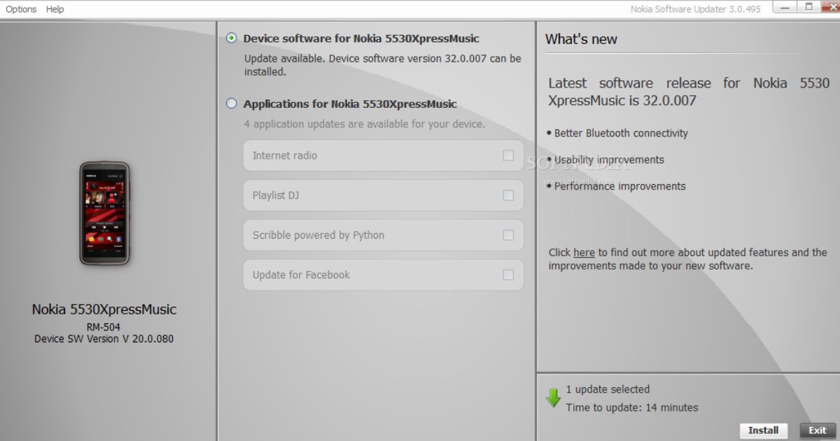 Nokia Software Updater 