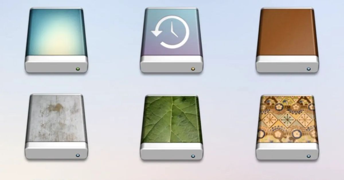 Nu Hud Drive Icons for Mac OS X 