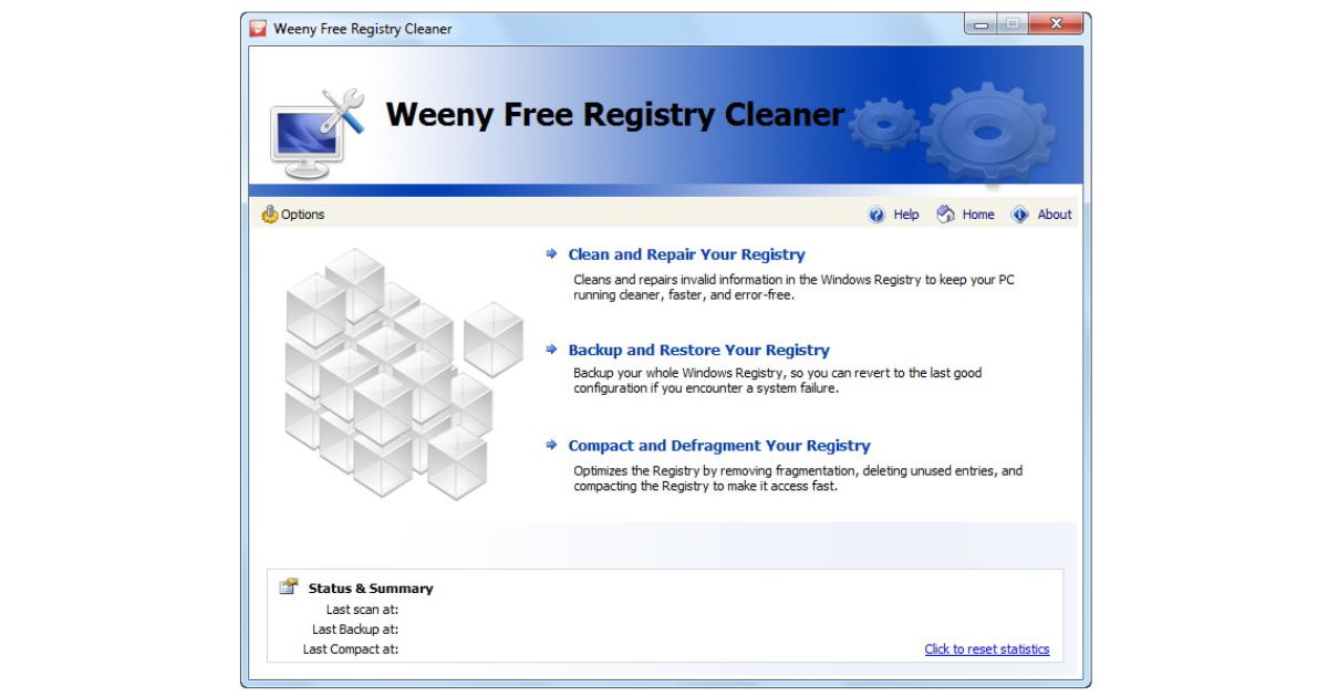 Weeny Free Registry Cleaner 