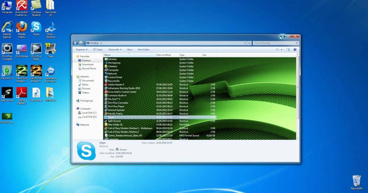 Windows 7 Folder Background Changer 