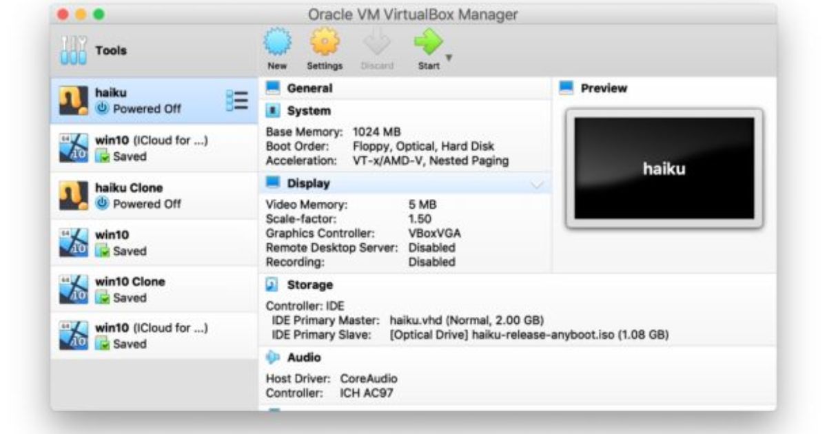 Oracle VM VirtualBox 